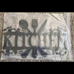 Kitchen Metal Sign Rustic, Country